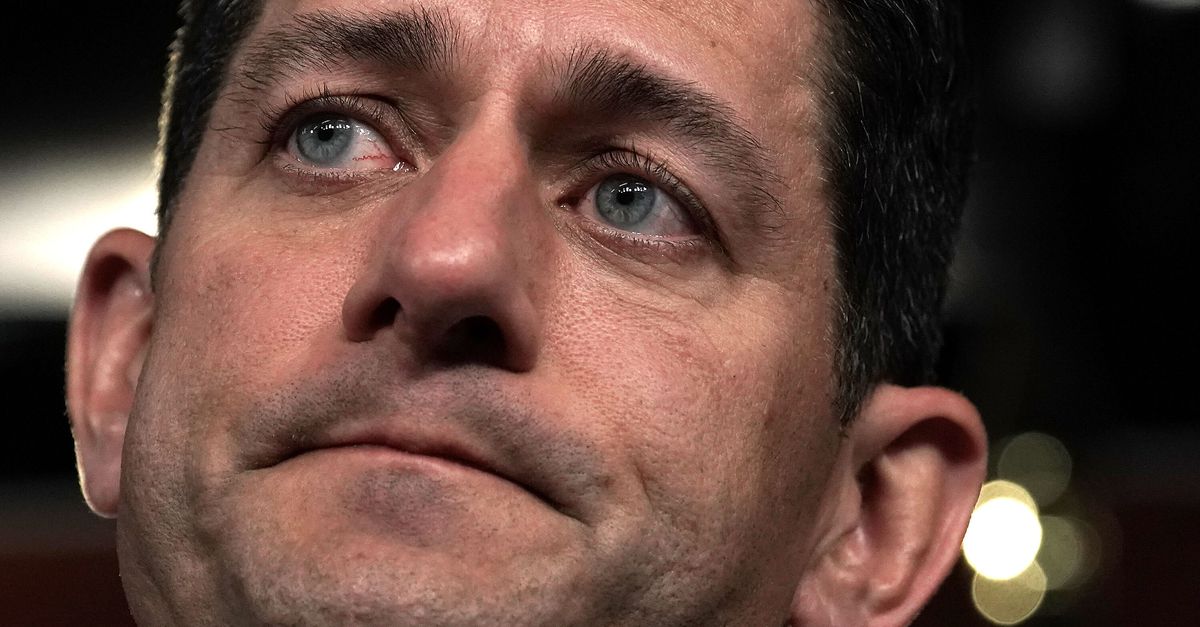 Former Speaker Paul Ryan Blames Dismal GOP Midterms On 'Trump Hangover'