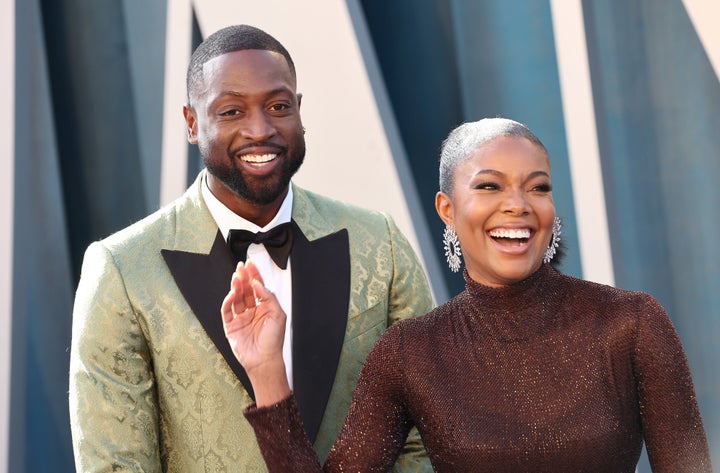 Dwyane Wade and Gabrielle Union at a Vanity Fair event on March 27 in Beverly Hills, California.