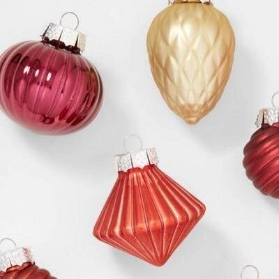 Glass ornament set