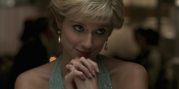 Elizabeth Debicki as Princess Diana in "The Crown."