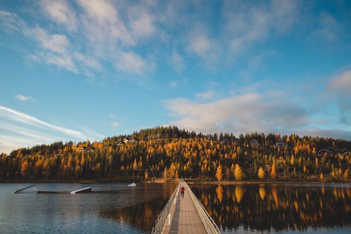 Λίμνη Syvajarvi, Hyrynsalmi, Finland
