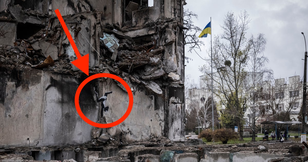 Banksy Confirms Bombed-Out Building Art In Ukraine, Could Be Behind More - Vimarsana News