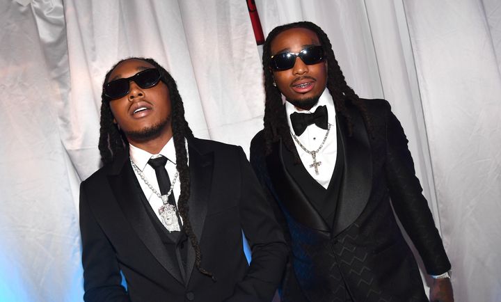 Takeoff and Quavo at the 2nd Annual The Black Ball: Quality Control's CEO Pierre "Pee" Thomas Birthday Celebration on June 01, 2022 in Atlanta, Georgia. 