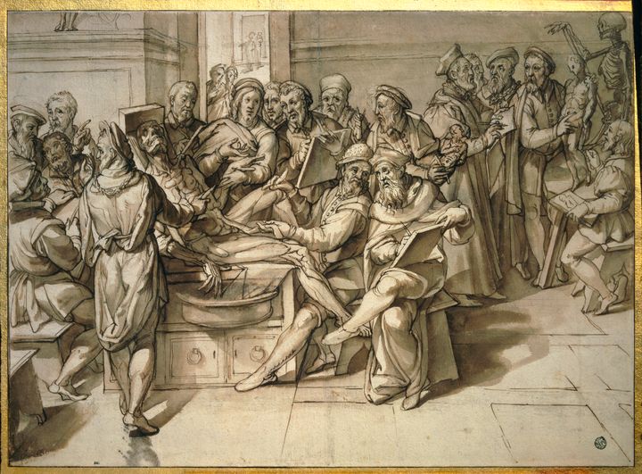 Μάθημα ανατομίας στην Ιταλία τον 16ο αιώνα 
