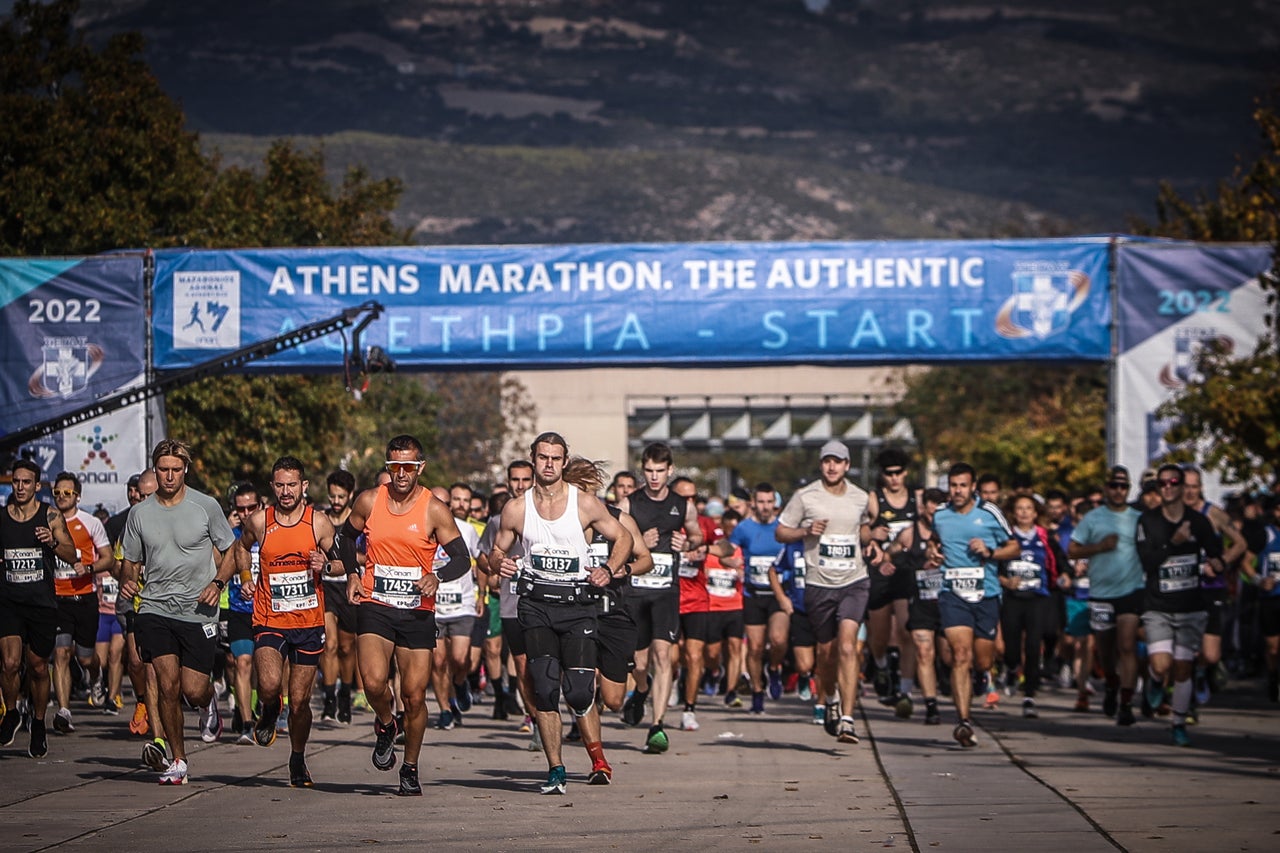 Η εκκίνηση στον Μαραθώνα