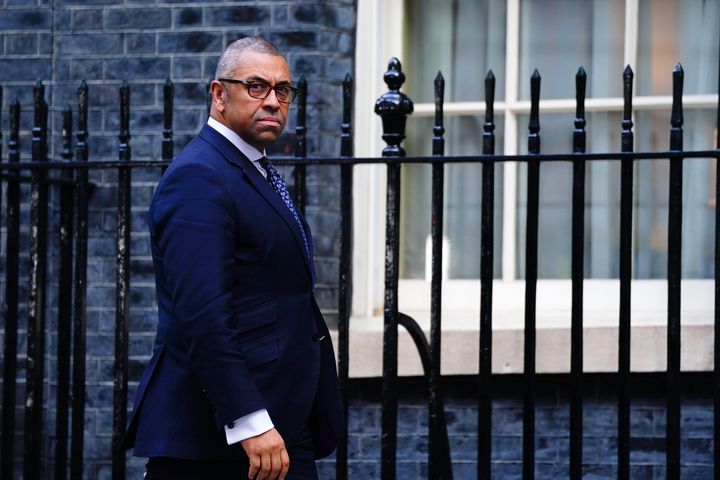 James Cleverly was put on the spot over his involvement with the previous government under Liz Truss