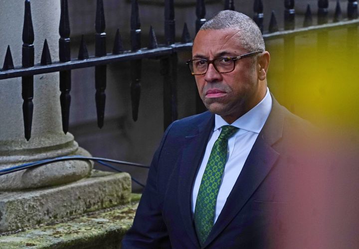 Foreign secretary James Cleverly 
