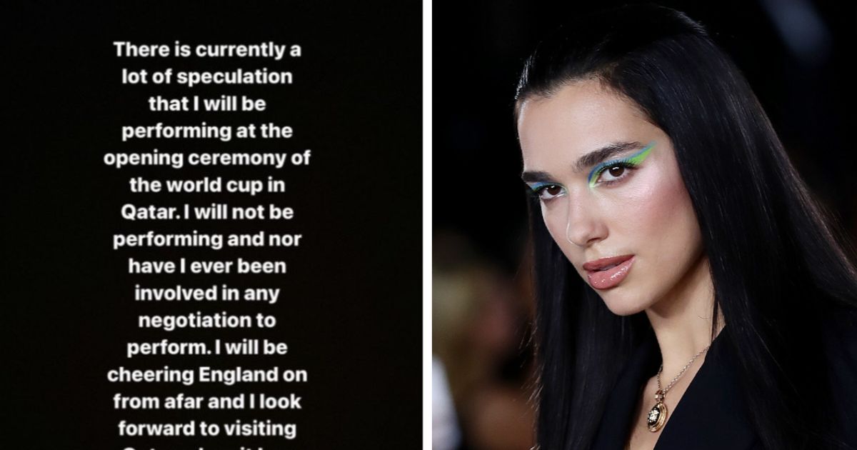 Dua Lipa Addresses 'Speculation' She's Performing At Controversial Sporting Event