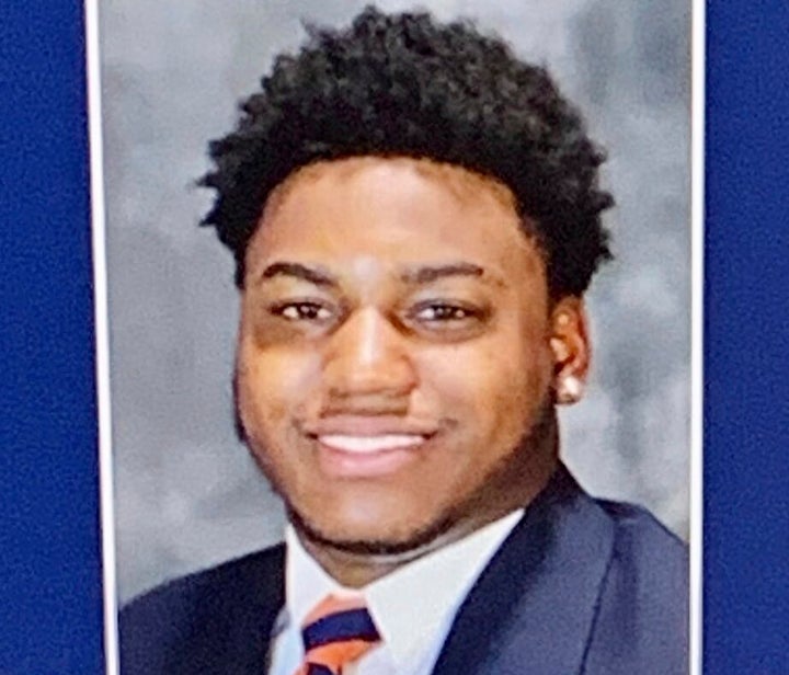 This image provided by the University of Virginia Police Department shows Christopher Darnell Jones Jr. Authorities say three people have been killed and two others were wounded in a shooting at the University of Virginia and a student is being sought as a suspect. President Jim Ryan identified the suspect as Christopher Darnell Jones Jr.