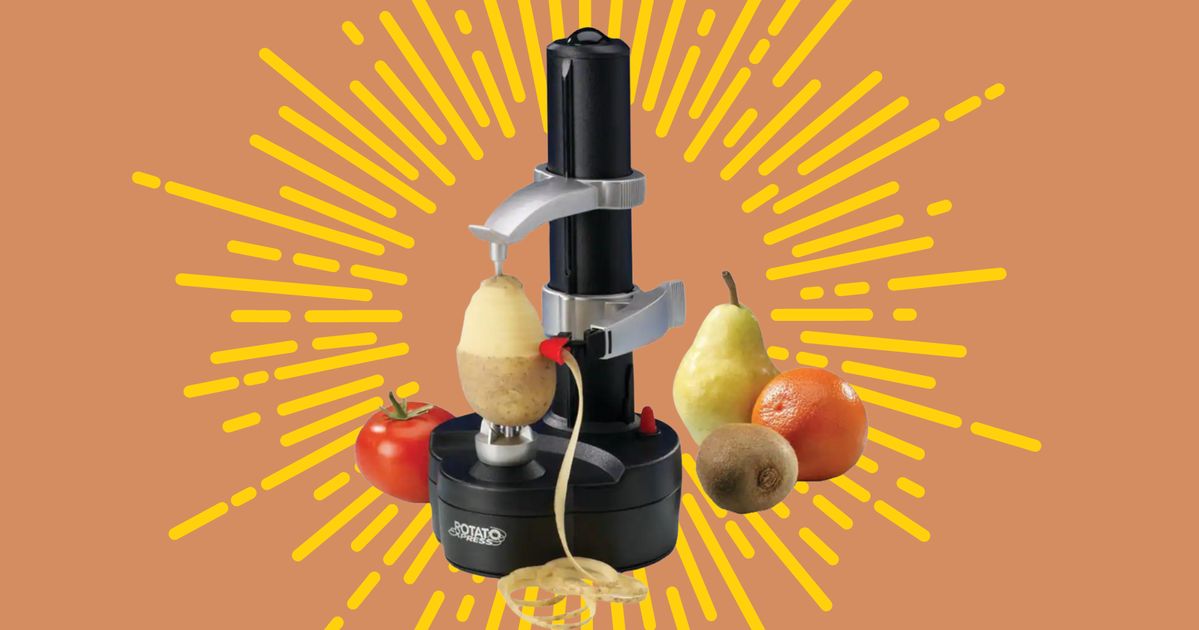 Starfrit Rotato Express Black Electric Peeler (Potato, Fruit & Vegetable)