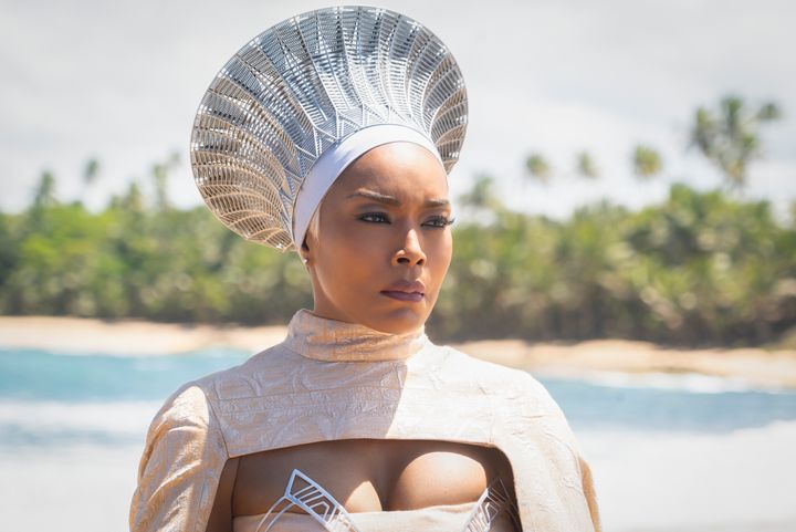 Queen Ramonda (Angela Bassett) faces a difficult challenge in "Black Panther: Wakanda Forever."