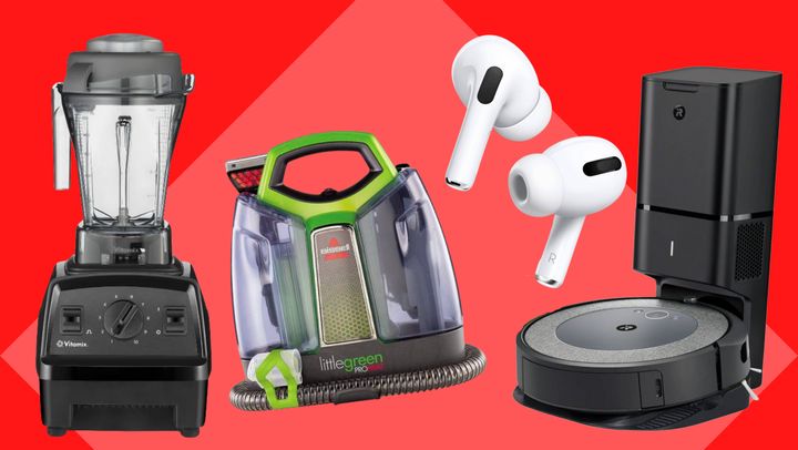 A Vitamix Explorian blender, Bissell Little Green, Apple AirPods Pro and Roomba robot on sale at Target.