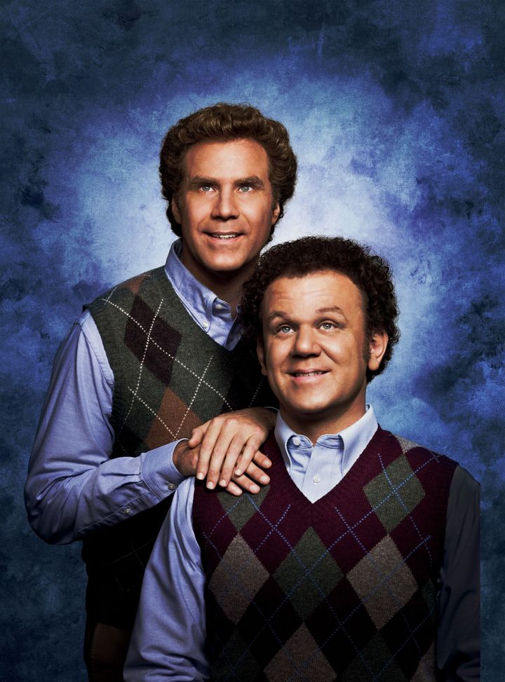 Will Ferrell starred alongside John C Reilly (R) in the 2008 comedy Step Brothers.