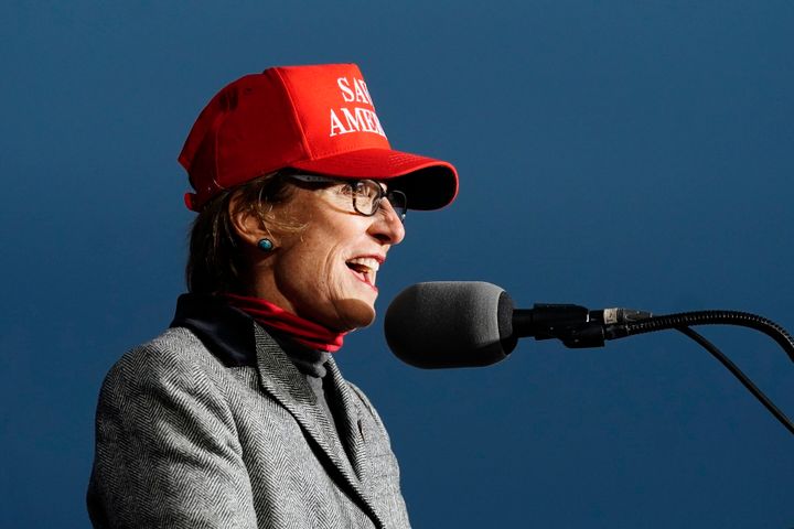 Arizona state Sen. Wendy Rogers (R) has spent years making false claims about the 2020 election. 