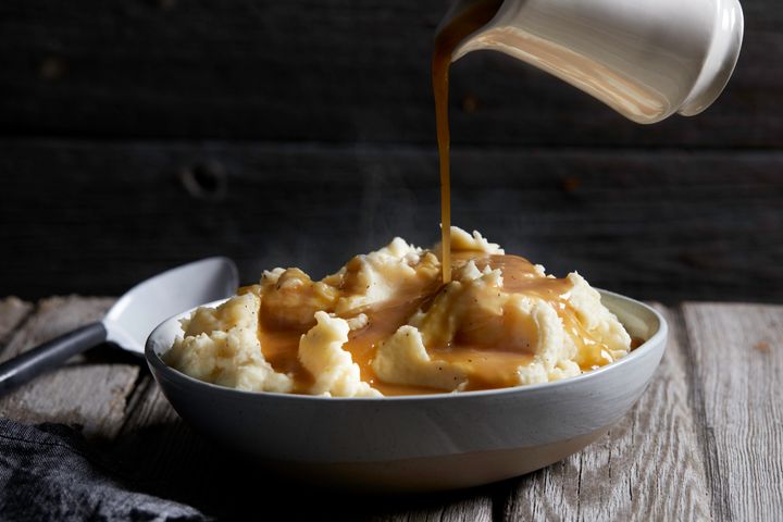 The best mashed potatoes are ones that aren't over-mixed.