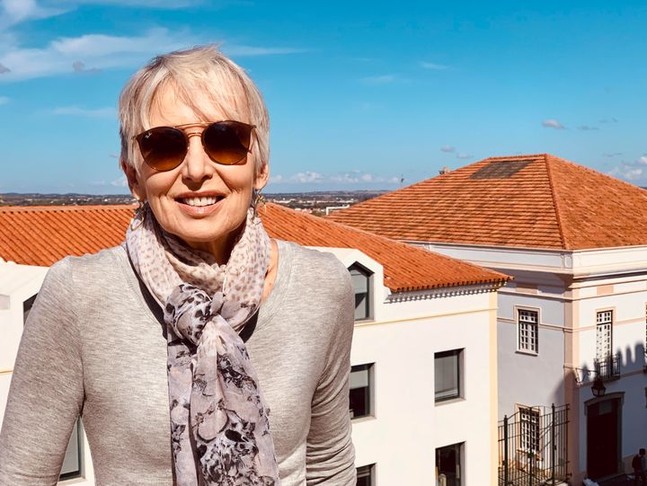 The author on her delayed honeymoon in Evora, Portugal, in October 2019.