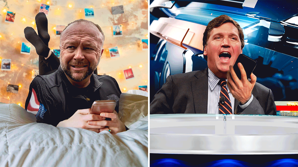 Alex Jones Phone Dump Reveals Text Convos With Tucker Carlson (huffpost.com)