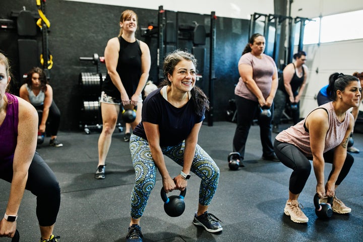 “Focus on improving your hip mobility and increasing your functional strength through moderate-heavy weight training,” says Kristie Larson, a women’s strength coach in New York City.