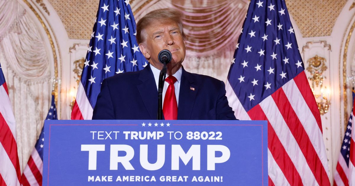Donald Trump Announces He's Running For President Again In 2024