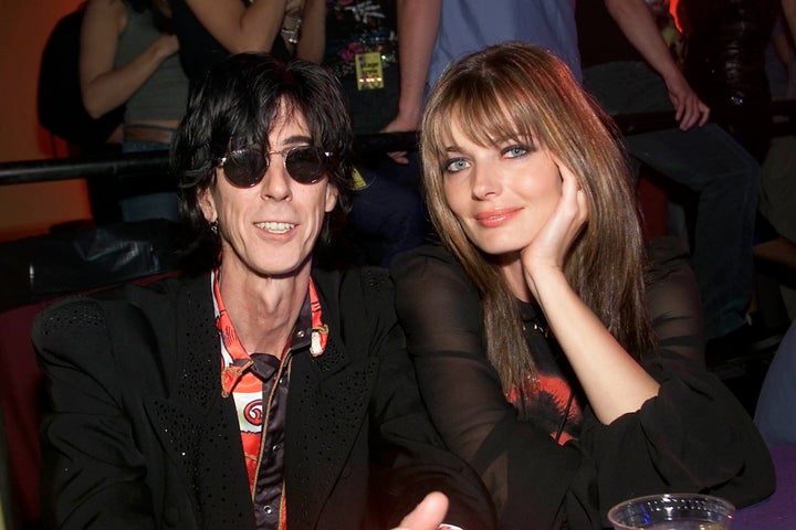 Ric Ocasek with Porizkova in 2001.