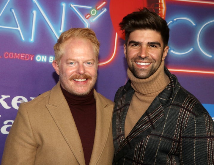 Jesse Tyler Ferguson (left) and Justin Mikita.