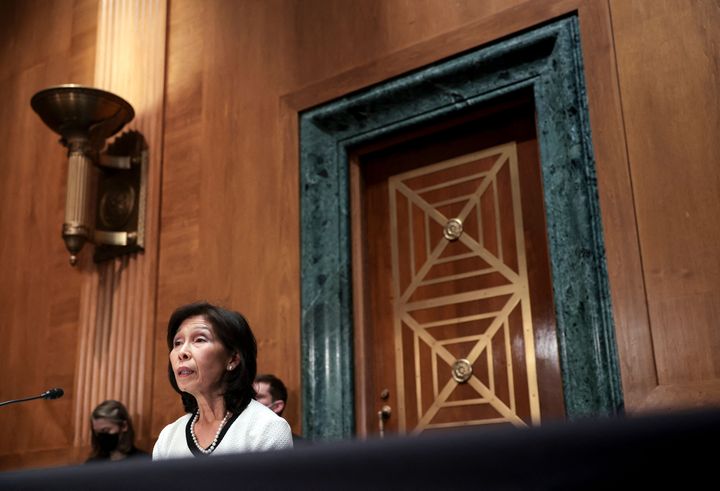 U.S. Treasury Under Secretary For Domestic Finance Nellie Liang, pictured here at a Senate Banking Committee hearing in February, said Wednesday that the ability to easily trade U.S. Treasury debt has deteriorated somewhat in the past year or so.