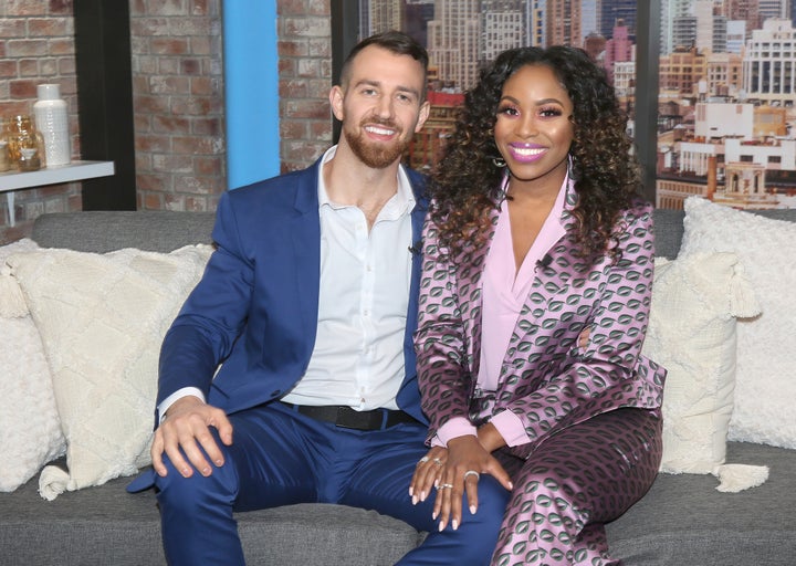 Cameron Hamilton and Lauren Speed at People TV on March 05, 2020, in New York City.