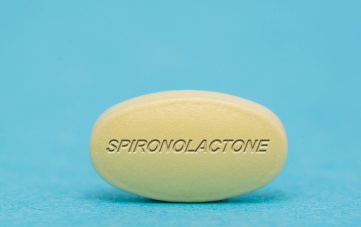 Spironolactone pill, conceptual image