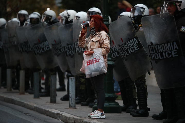 Πορεία για την 49η επέτειο από την εξέγερση του Πολυτεχνείου, Πέμπτη 17 Νοεμβρίου 2022. (ΣΤΕΛΙΟΣ ΣΤΕΦΑΝΟΥ/EUROKINISSI)