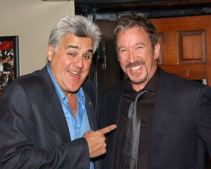 Jay Leno and Tim Allen, pictured in 2005, are longtime friends.