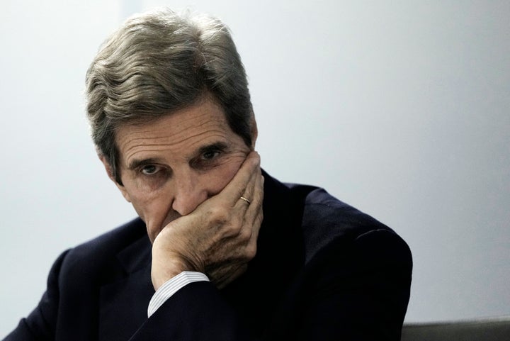 U.S. Special Presidential Envoy for Climate John Kerry attends a session on the Global Methane Pledge at the COP27 U.N. Climate Summit, Thursday, Nov. 17, 2022, in Sharm el-Sheikh, Egypt.
