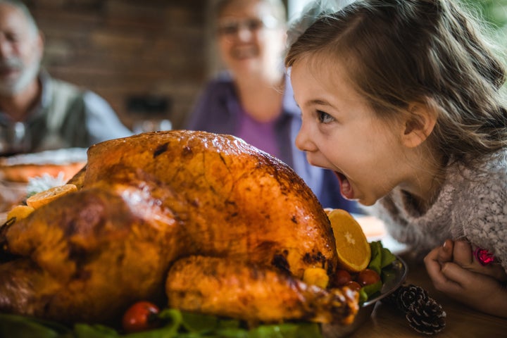 Regular table manners apply at Thanksgiving — and don't assume you have first dibs on any leftovers.