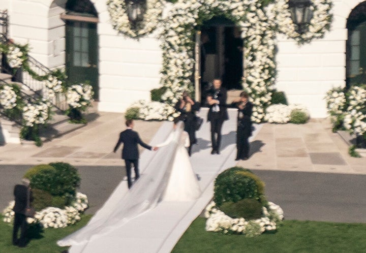 The bride, Naomi Biden. 