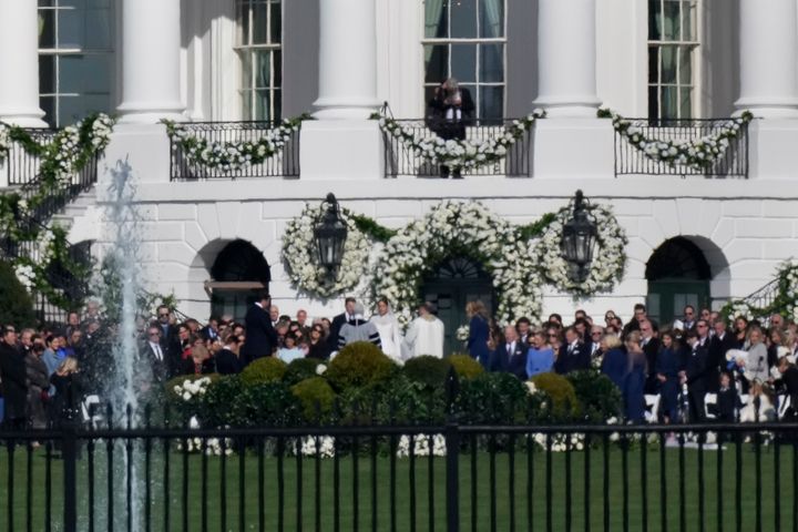 It was just the 19th-ever White House wedding.
