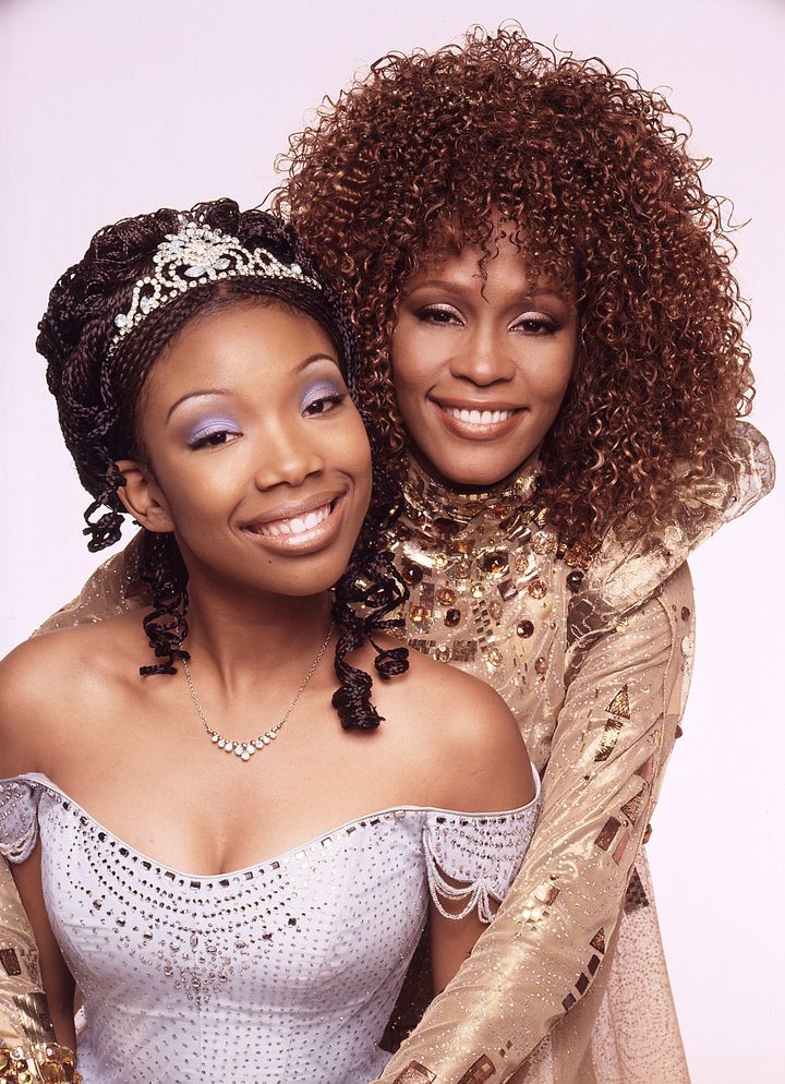 Brandy (left) and Whitney Houston in “Rodgers and Hammerstein’s Cinderella.”