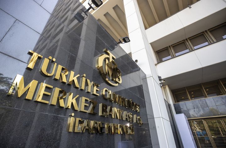 A view of the Central Bank of the Republic of Turkey (CBRT) building in Ankara, Turkiye on July 28, 2022. Ali Balikci / Anadolu Agency
