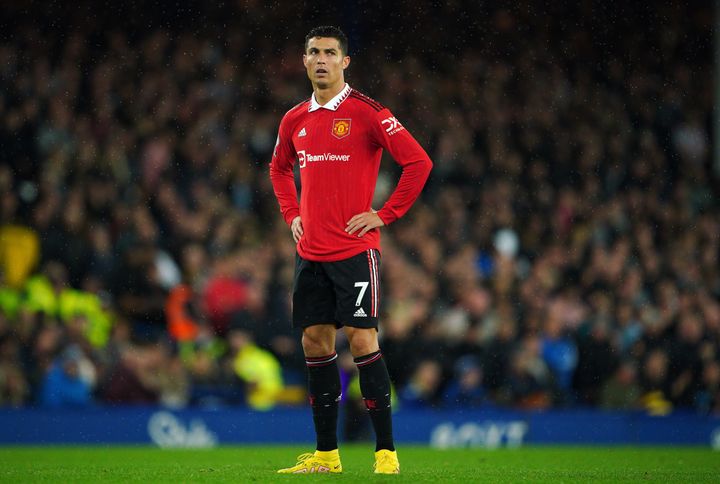 Manchester United's Cristiano Ronaldo who is to leave Manchester United by mutual agreement with immediate effect, the club have announced.