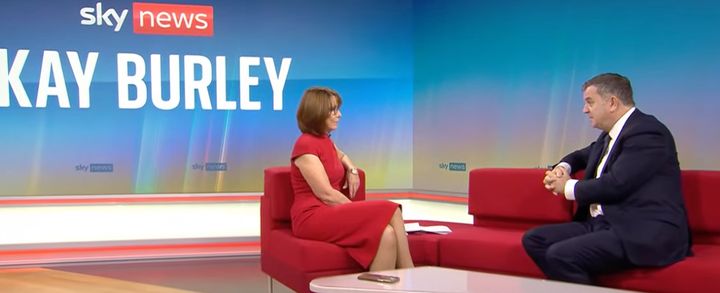 Kay Burley grilled Mel Stride on Sky News this morning