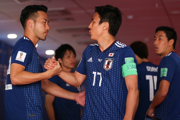 吉田麻也選手と長谷部誠選手（2018年ロシア大会）