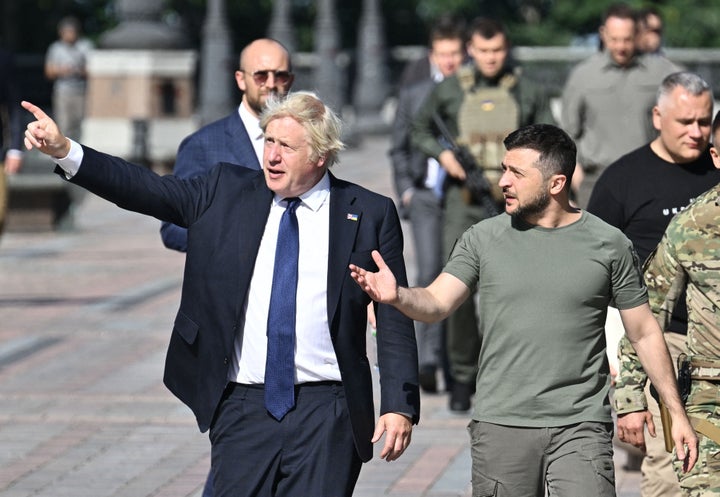 Johnson was one of the most frequent visitors to Kyiv throughout his premiership