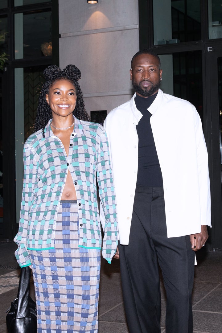 Gabrielle Union and Dwyane Wade pictured on Oct. 7, 2022, in New York.