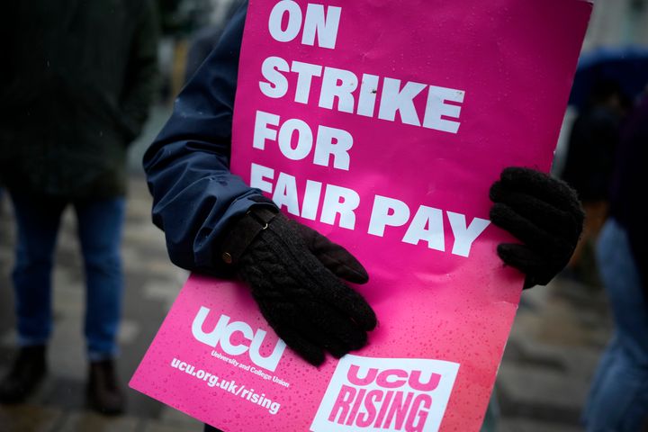  Staff at 150 universities across the UK are participating in a series of strikes over pay, working conditions and pension cuts