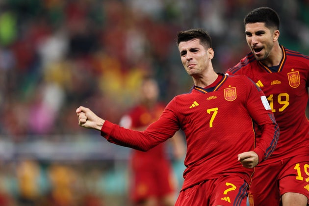 Morata, el último en 'mojar' en el 7-0 a Costa Rica