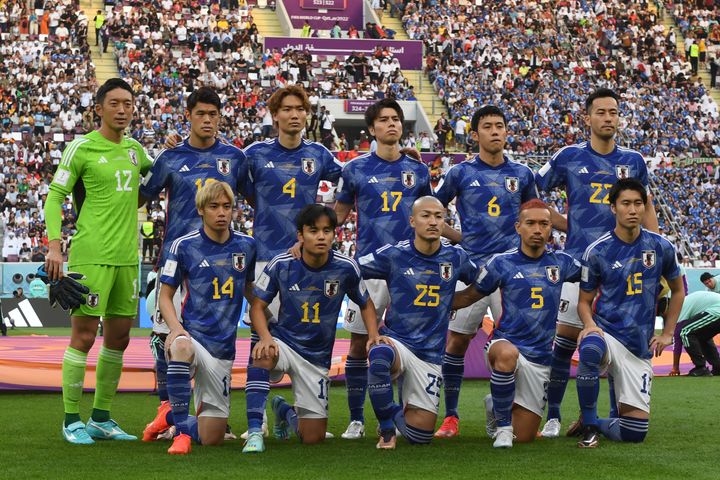 サッカー日本代表（ドイツ戦のスターティングオーダー）