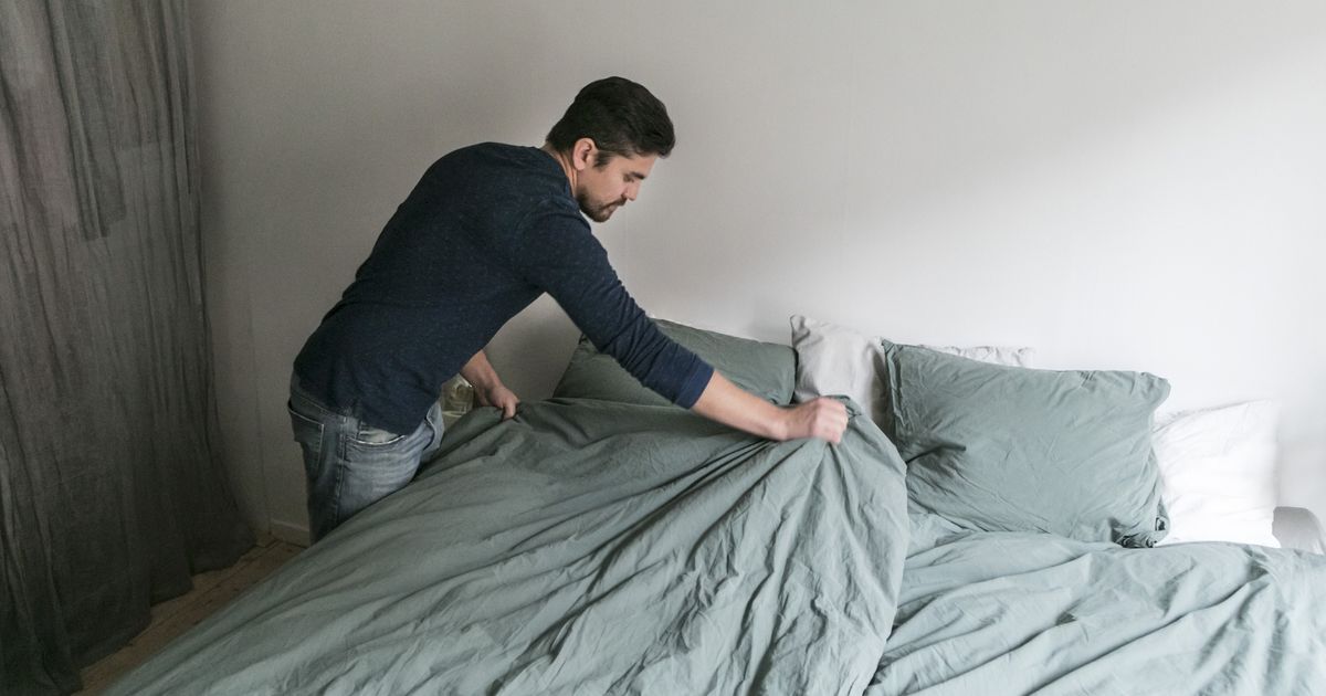 He was making the beds. The man makes the Bed. Бед. Make the Bed. Make my Bed.