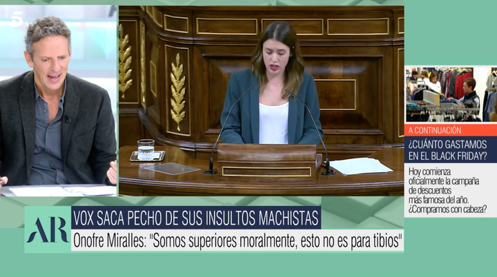 Joaquín Prat habla del episodio machista de Irene Montero.