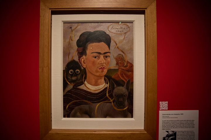Μαδρίτη Ισπανία Casa De Mexico στιγμιότυπο από την έκθεση Frida Kahlo (Wings to Fly) η οποία θα διαρκέσει έως τις 30 Νοεμβρίου 2022.