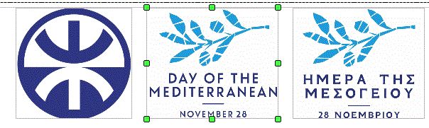 Εικόνα 1: Το λογότυπο της Ένωσης για τη Μεσόγειο και της Ημέρας της Μεσογείου