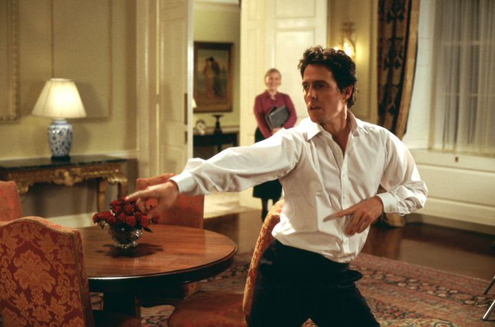 Hugh Grant dances up a storm in Love Actually