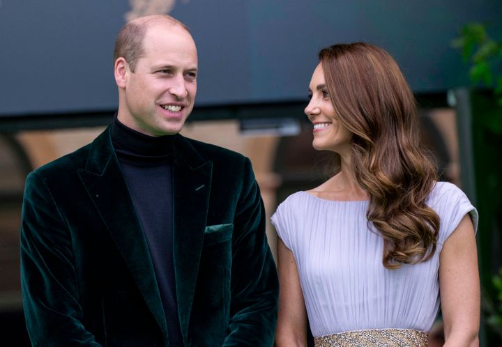 The royals pictured attending the Earthshot Prize 2021 at Alexandra Palace on Oct. 17, 2021, in London, England.